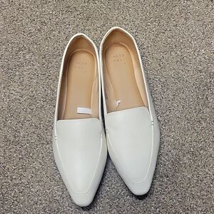 NWOT White Loafers